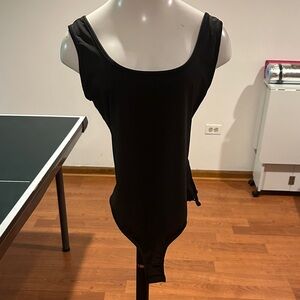 SHEIN SXY Elegant Black Bodysuit